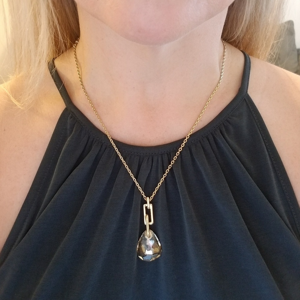 Swarovski "Citrine" Colored Necklace